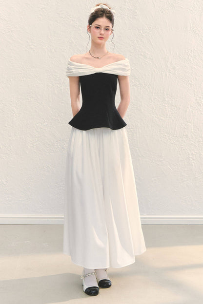 Off-Shoulder Peplum Top