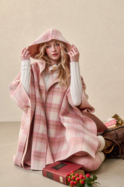 Reversible Wool Cape