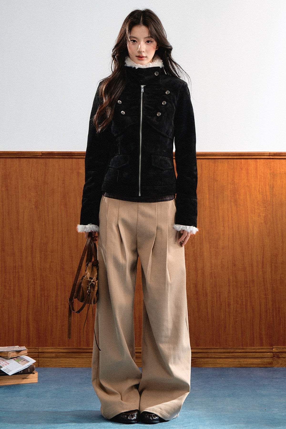 Suede Short Jacket