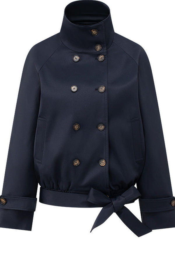 Style Pleated Skirt and Short Coat Set