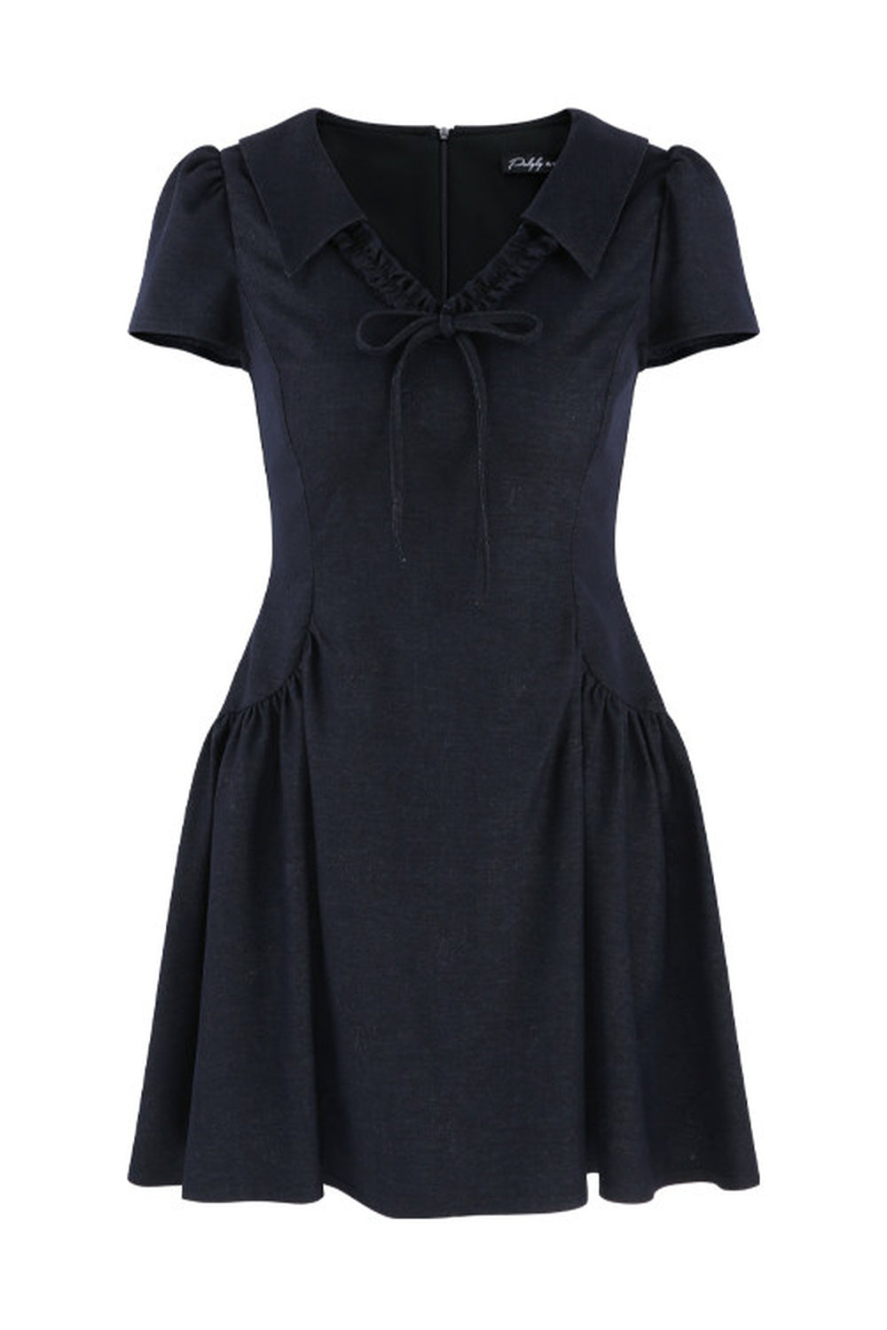 French Collar Bow Dress