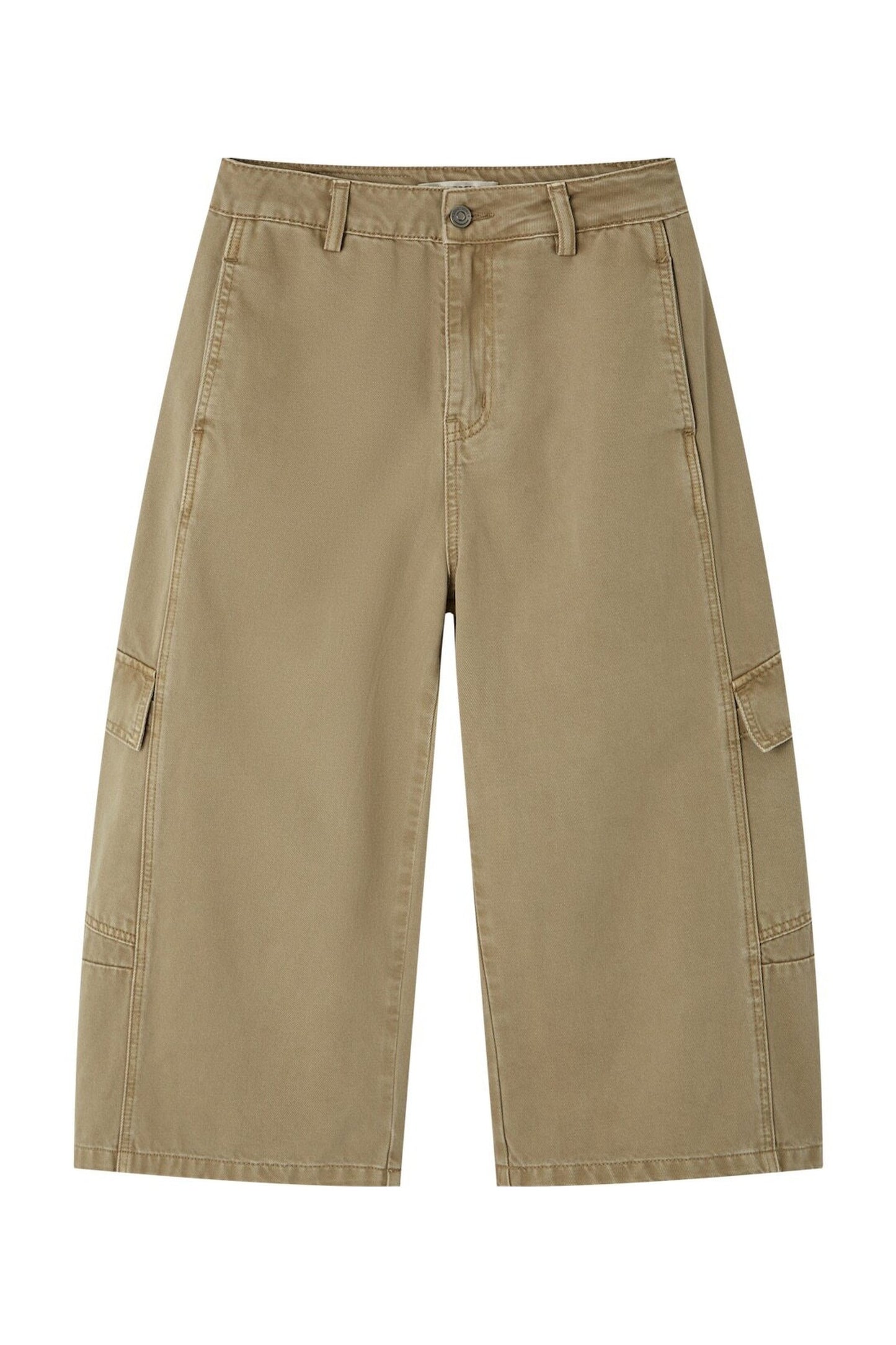 Workwear Casual Denim Cropped Pants