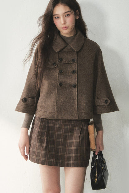 Wool Napoleon Cape