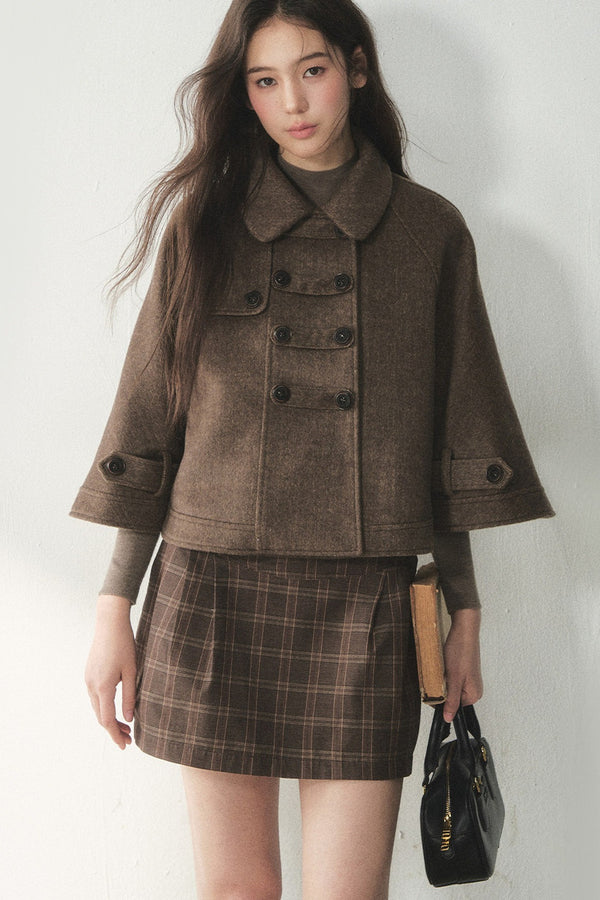 Wool Napoleon Cape