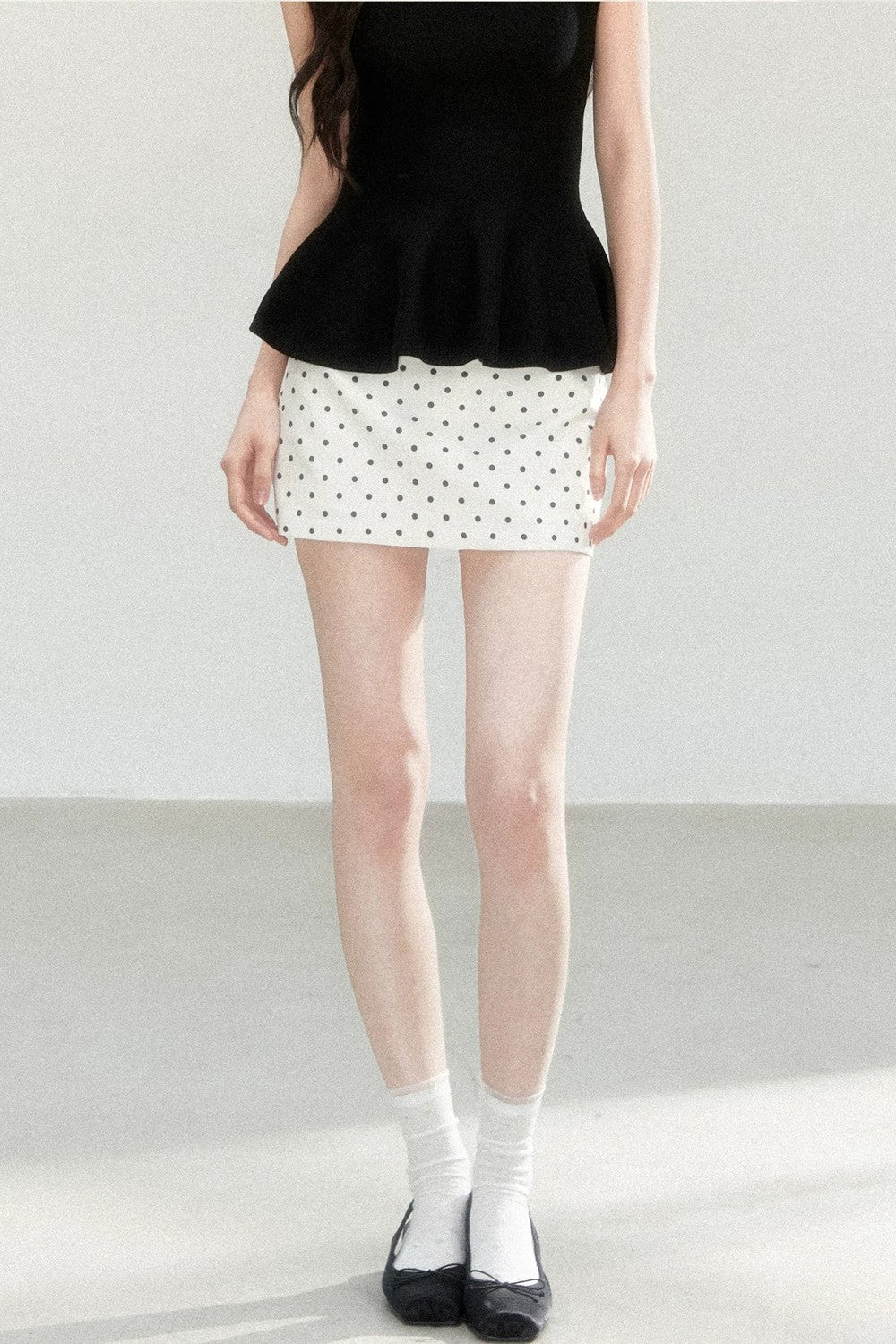Versatile Polka Dot Skirt