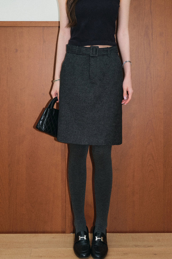 Gray Tone Asymmetrical Wool Coat and Waistcoat Set-Up