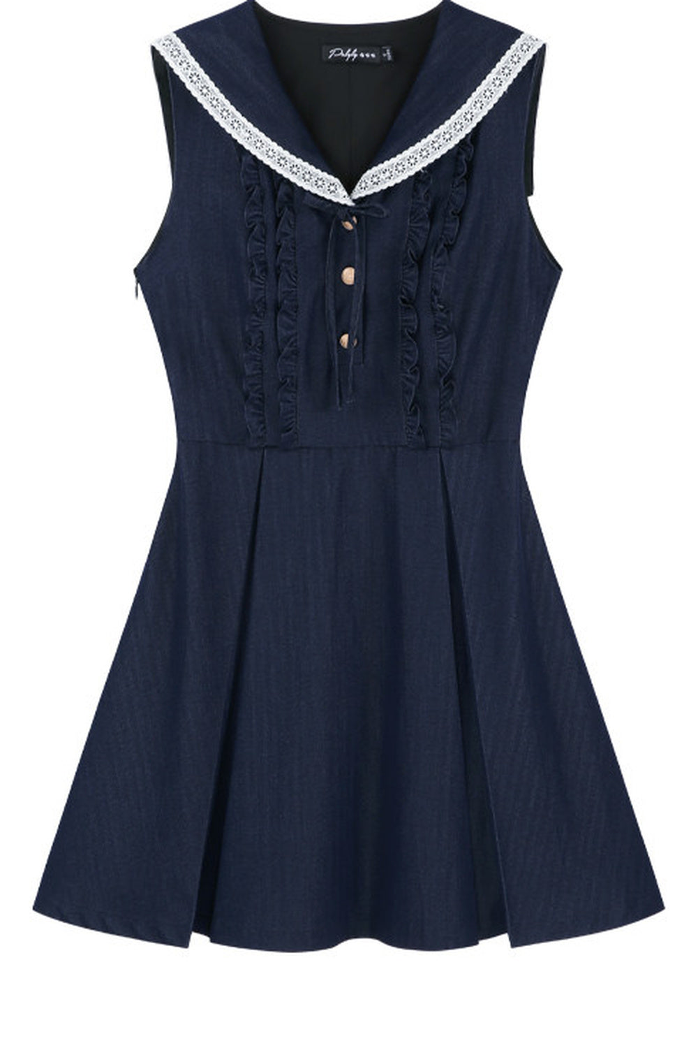 French Collar Bow Dress