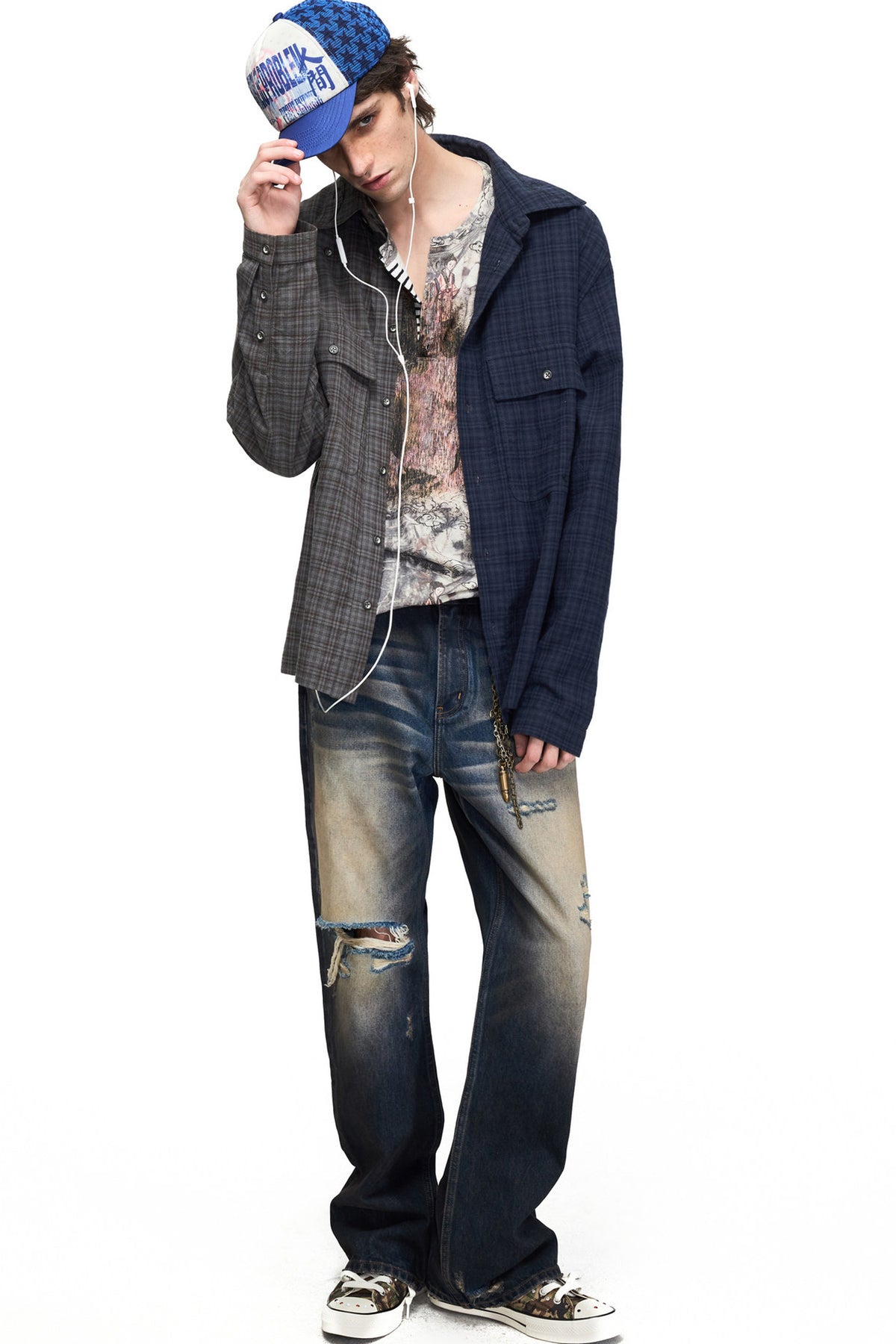 Long Sleeve Plaid Shirt