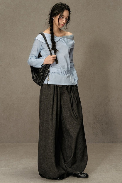Vintage Lantern Loose Pants