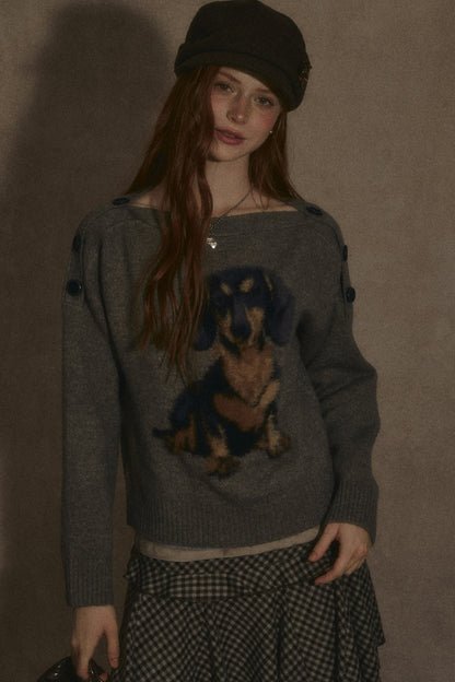 Dachshund Puppy Pullover Sweater