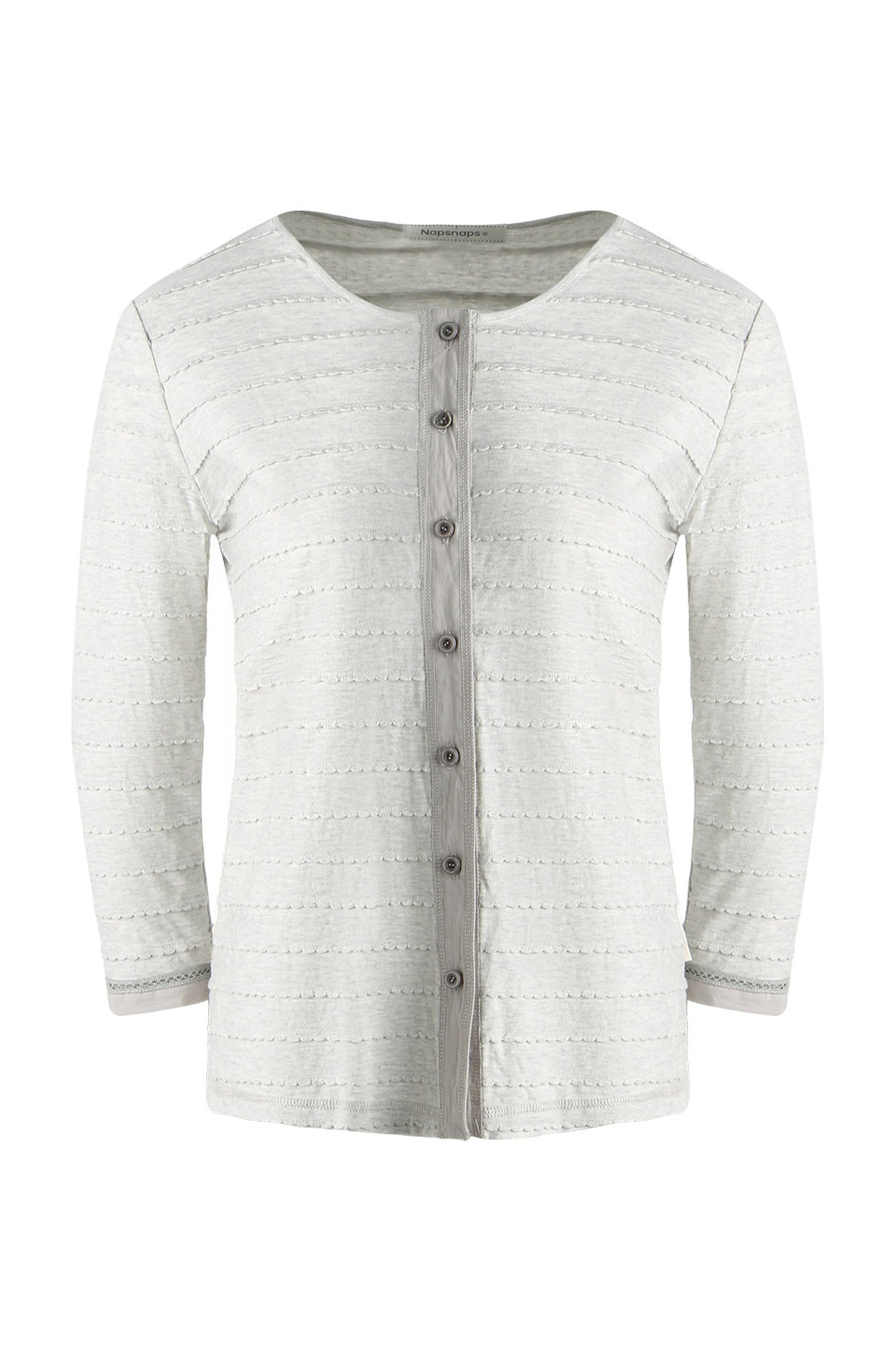 Haut cardigan tricoté à manches longues