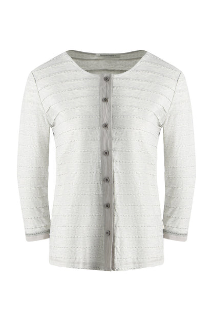 Haut cardigan tricoté à manches longues