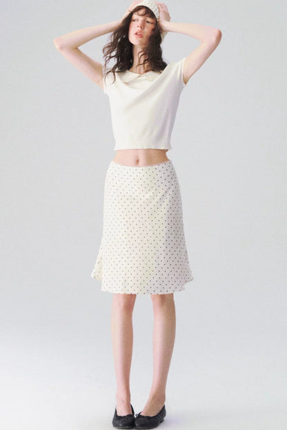 Doll Collar Short Sleeve Knit Top