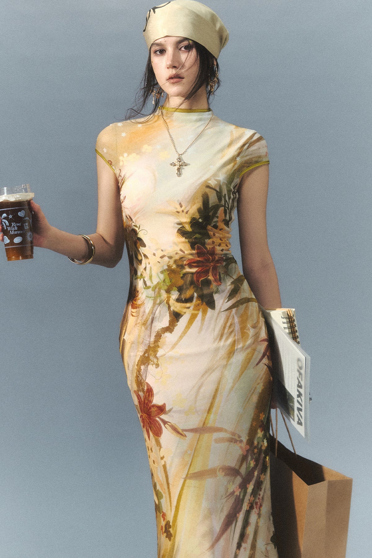 Reversible Cheongsam Mermaid Dress