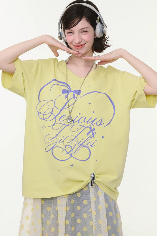 V-Neck Sweetheart Summer Top