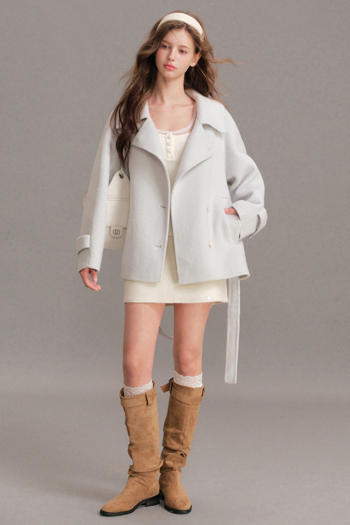 Oversized Double-Faced Wool Coat