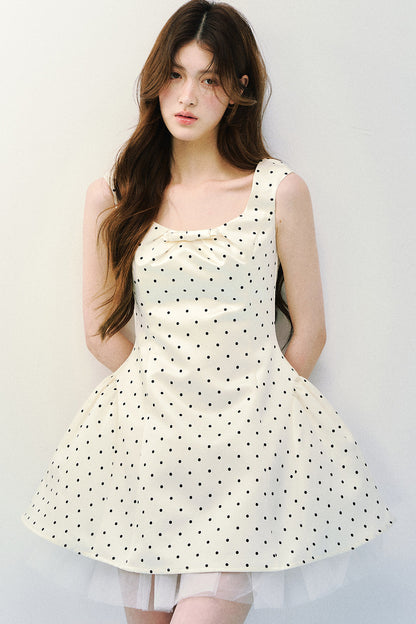 Two-Tone Satin Princess Dress