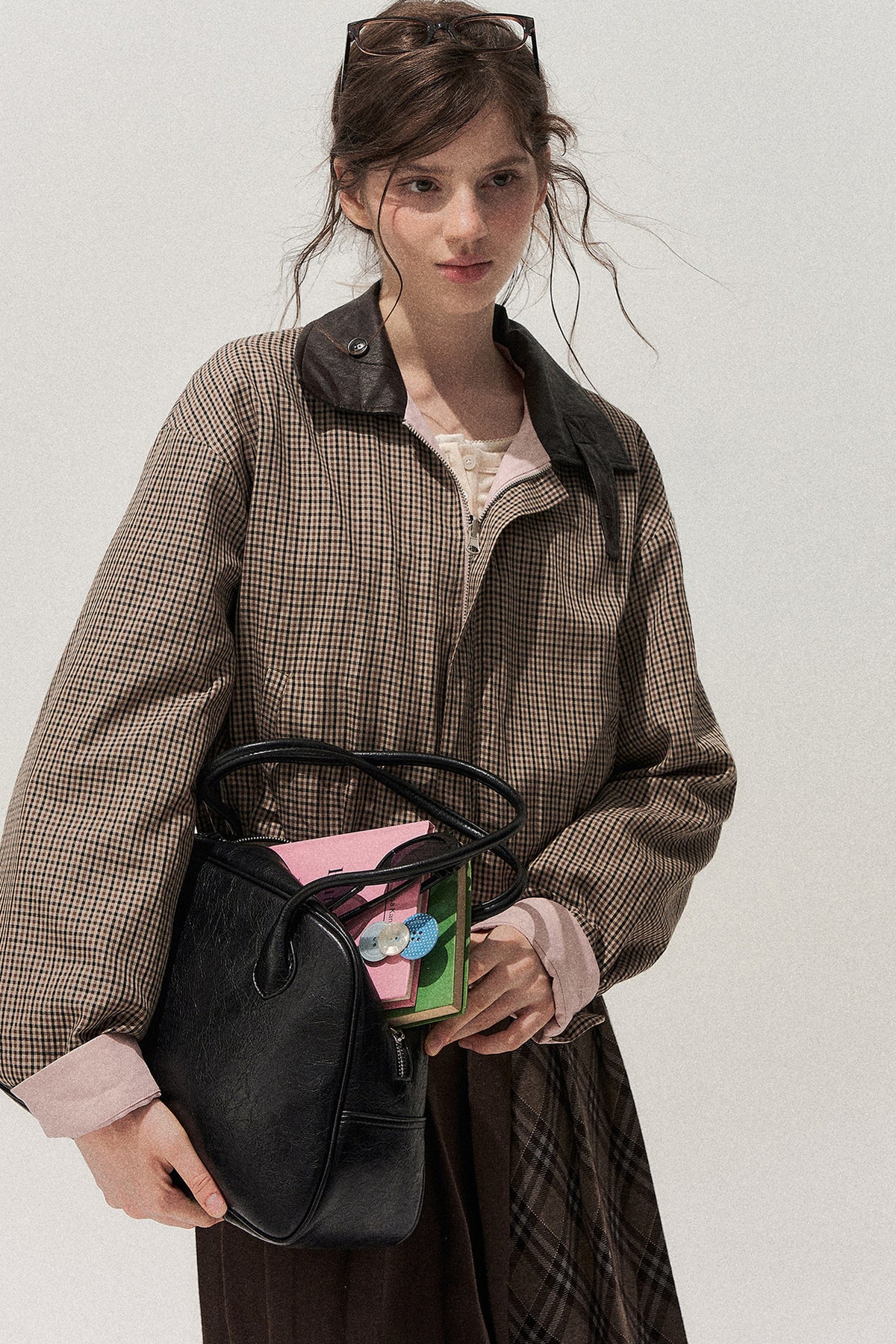Reversible Houndstooth Jacket
