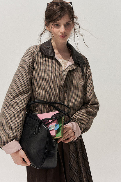Reversible Houndstooth Jacket