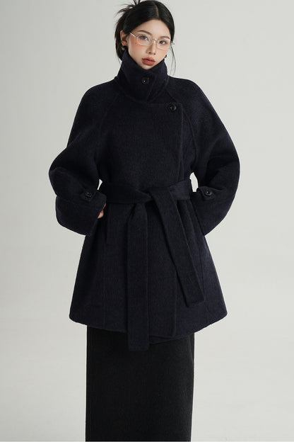 Mid-Length Double-Sided Wool Coat