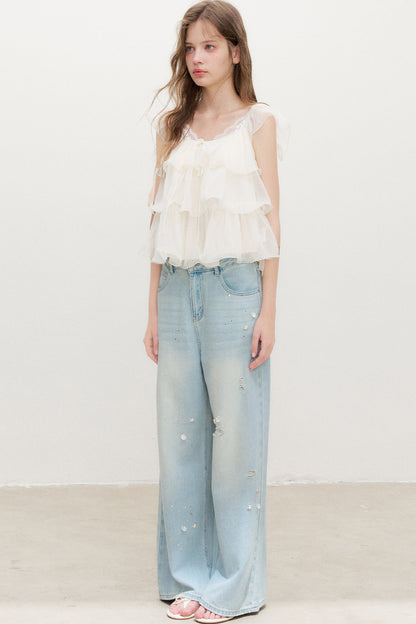 Ruffle Off-Shoulder Top