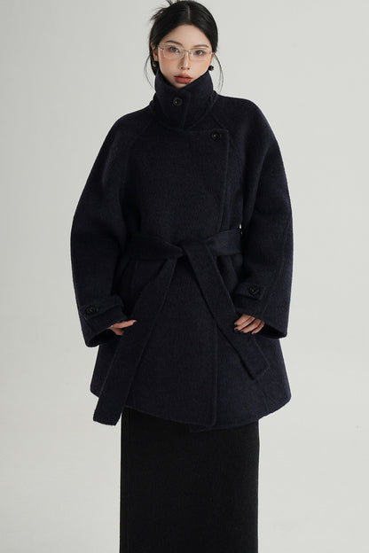 Mid-Length Double-Sided Wool Coat