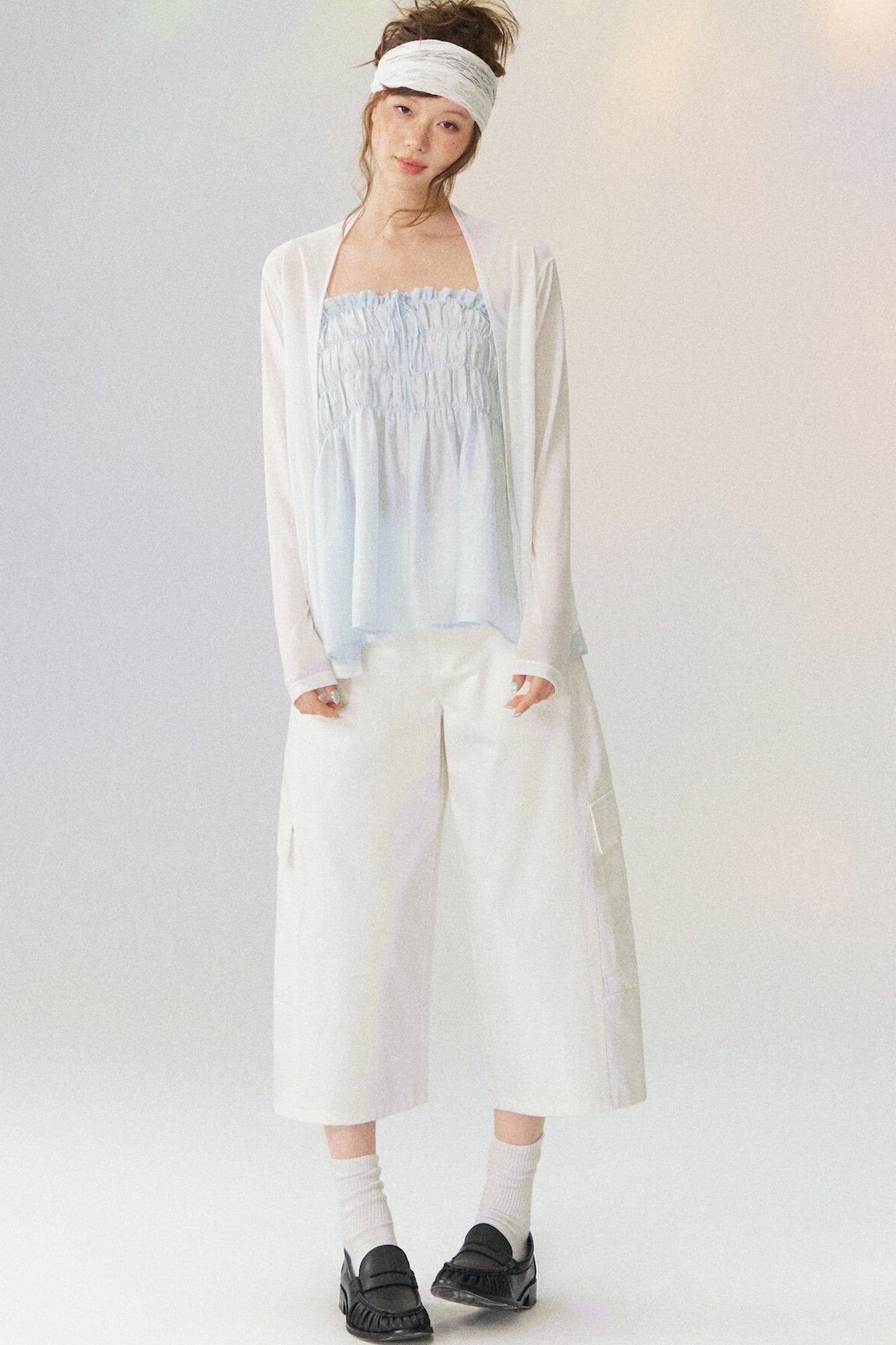 Cool Buttonless Long Sleeve Cardigan