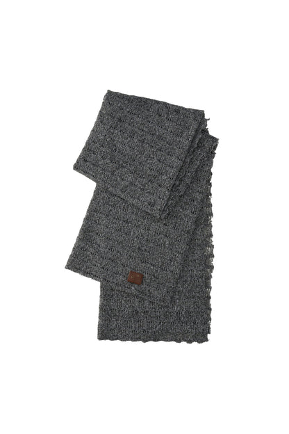 Tricot châle texturé à vagues