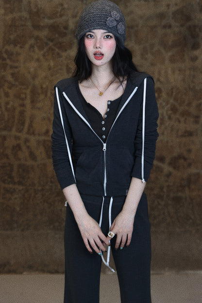 Milky Apricot Slim Fit Flowy T-Shirt