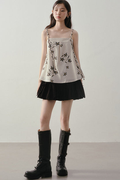 Embroidered Floral Camisole
