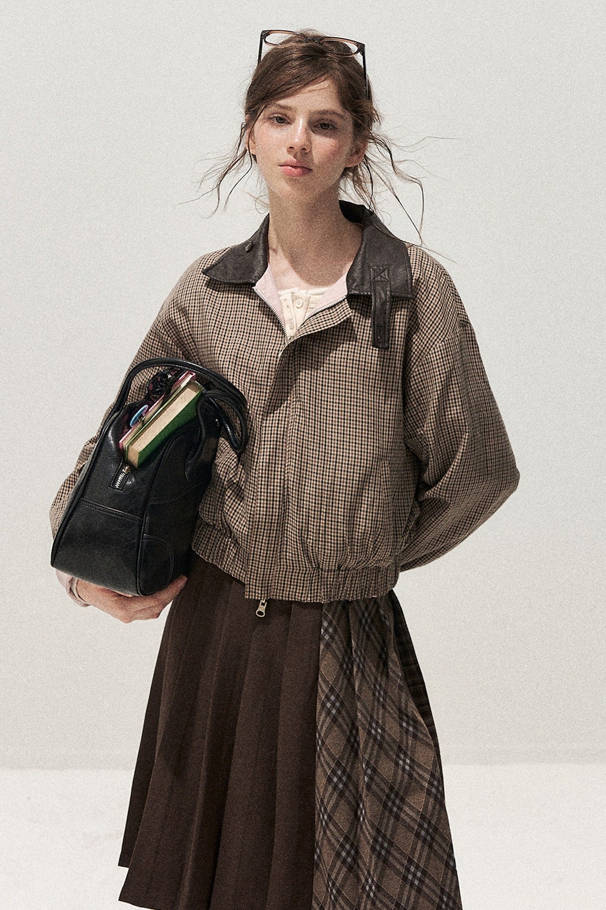 Reversible Houndstooth Jacket
