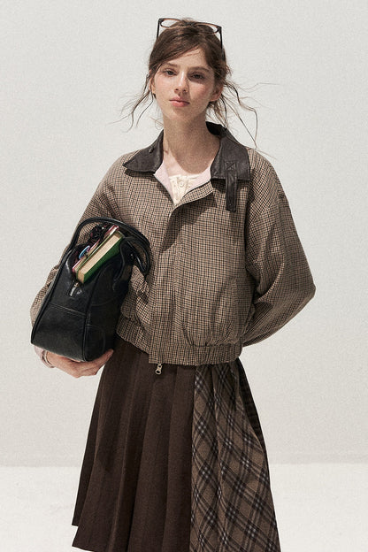 Reversible Houndstooth Jacket