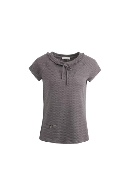 Lace-Up Raglan Top