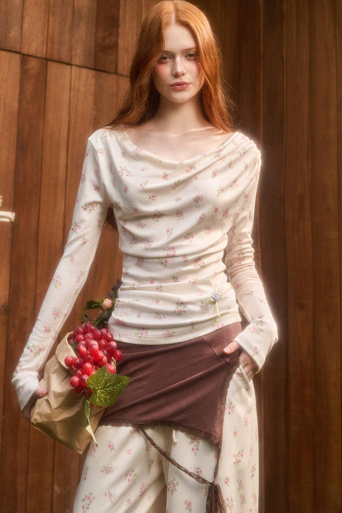 Liberty Print Top and Pants Set-Up