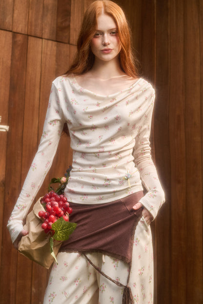 Liberty Print Top and Pants Set-Up