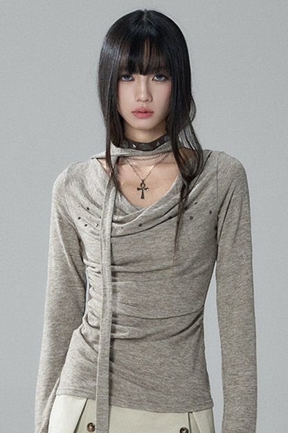 White Long Sleeve Top