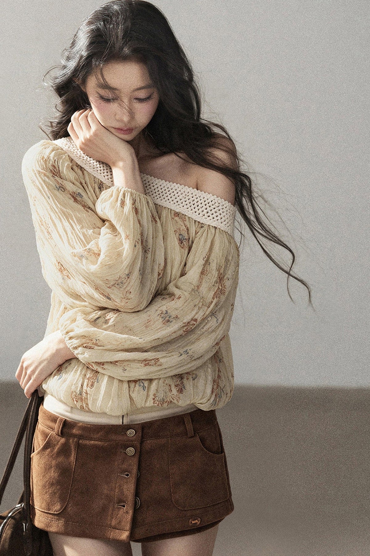 Forest Of Oaks Layered-Look Skirt