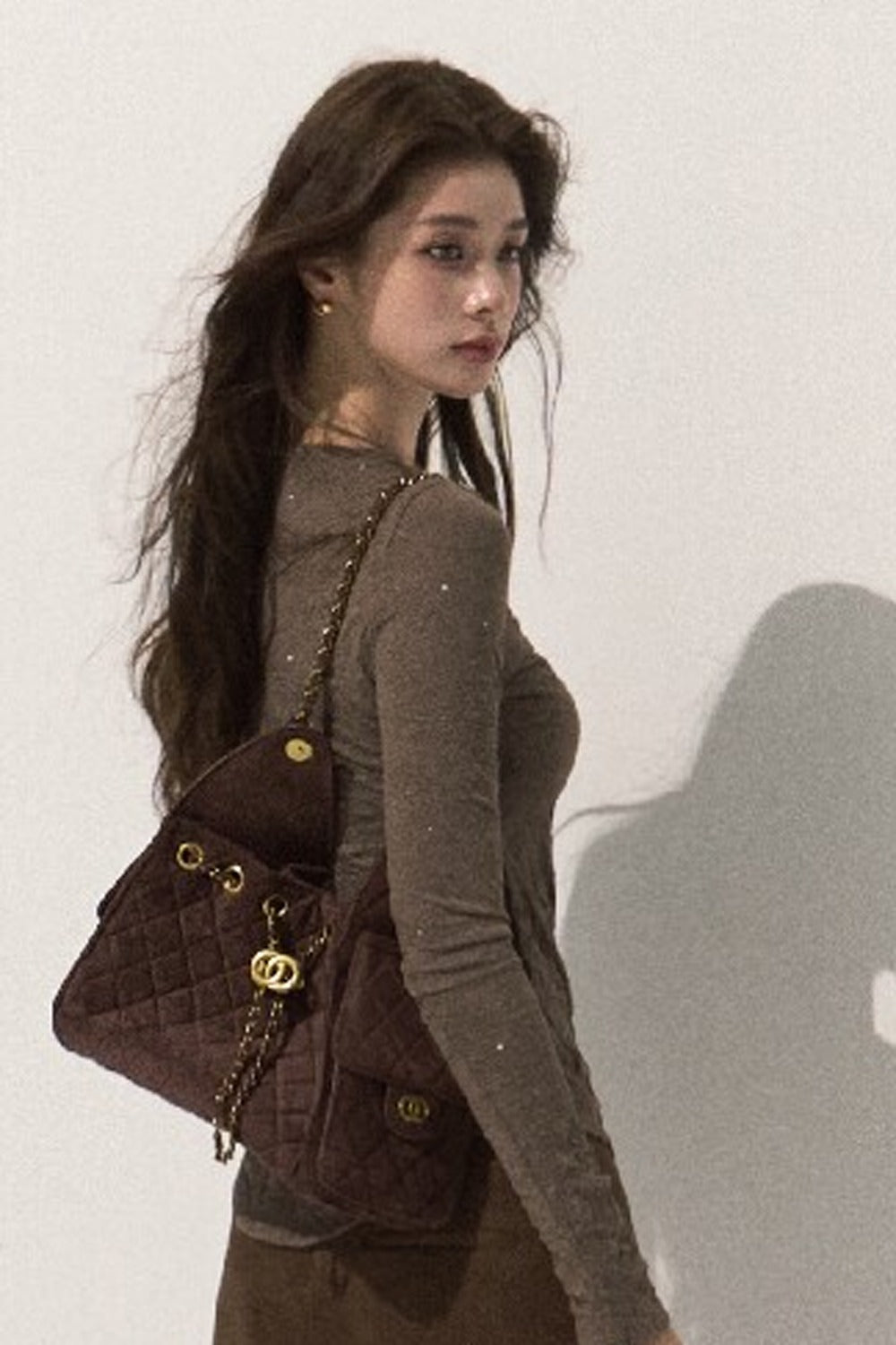 Silver Sprinkle Textured Knit Top