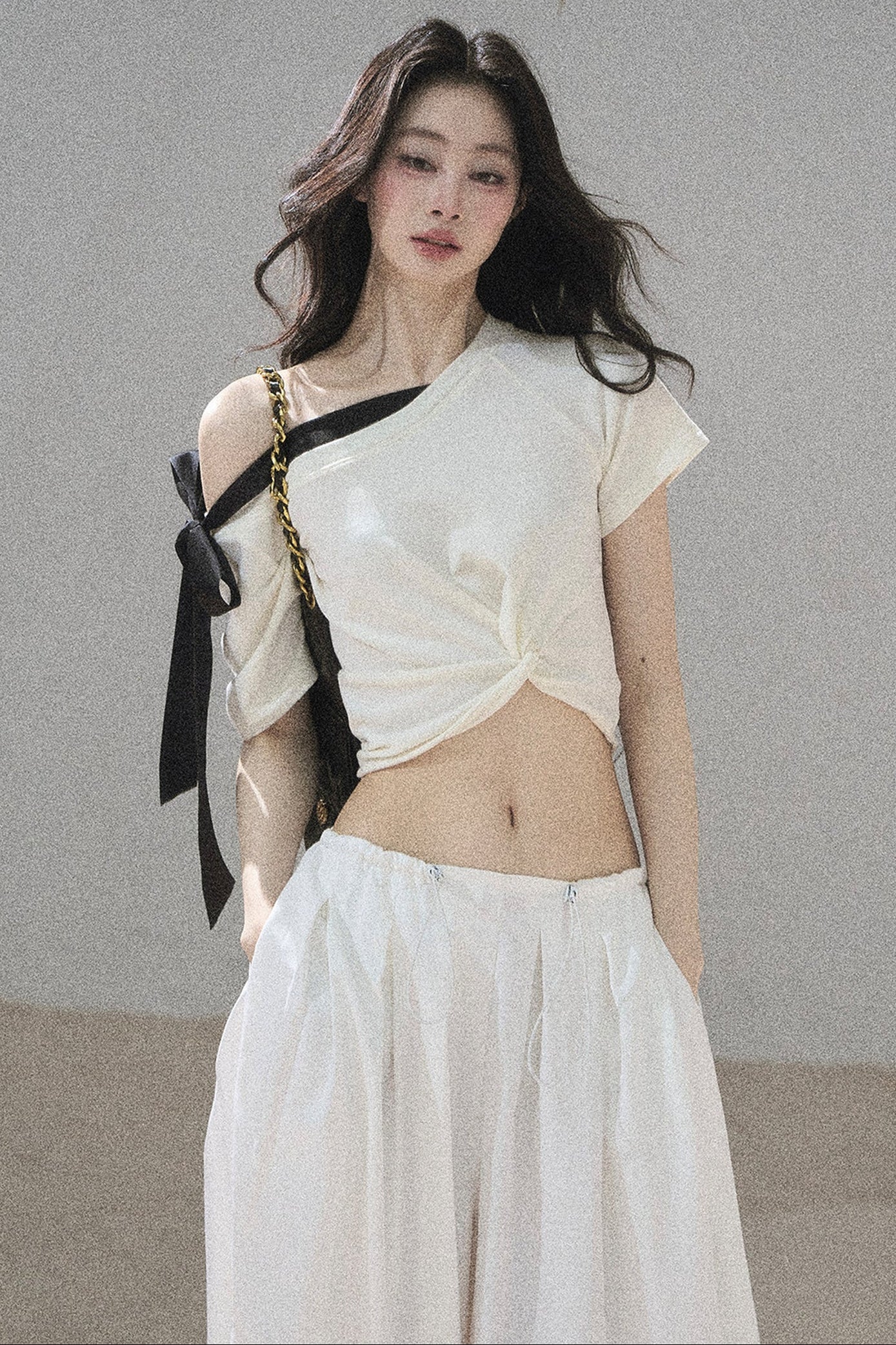 Moonlit Asymmetrical Twist Top