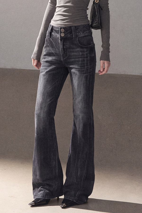 American Retro Slightly Flared Jeans