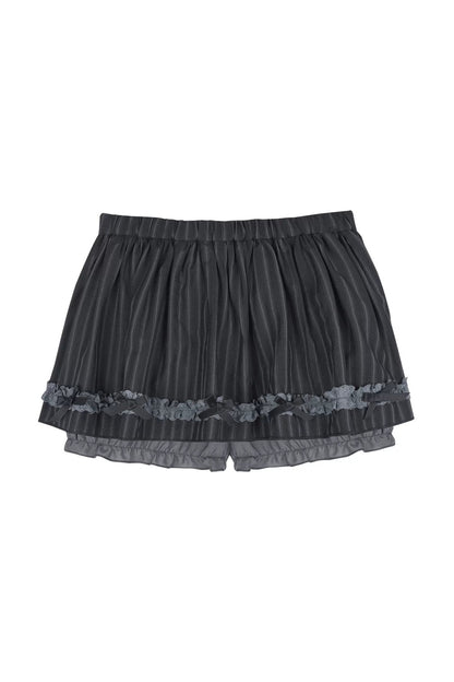 Dark Lolita Slimming Pumpkin Skirt Set