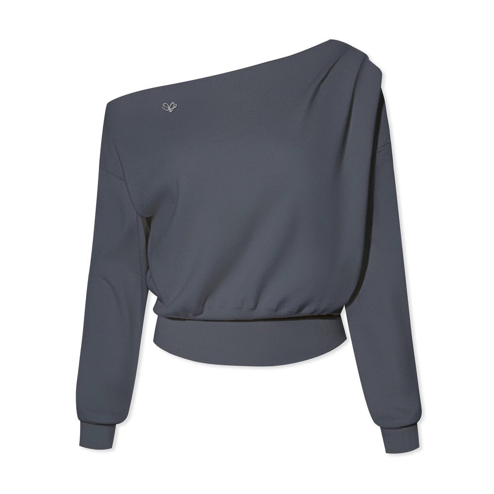 Pleated Woolen A-Line Skirt Set-Up