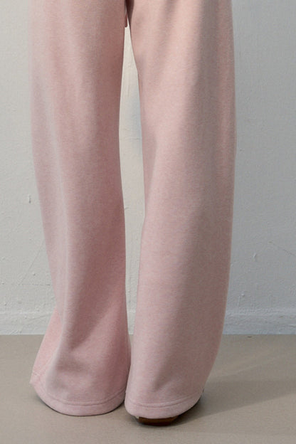 High-Waisted Elastic Wide-Leg Pants