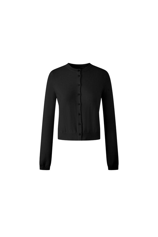 Wool Knit Three-Piece, Jacket and Skirt Set-Up