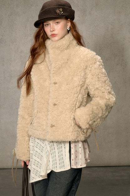 Reversible Suede Lamb Wool Jacket