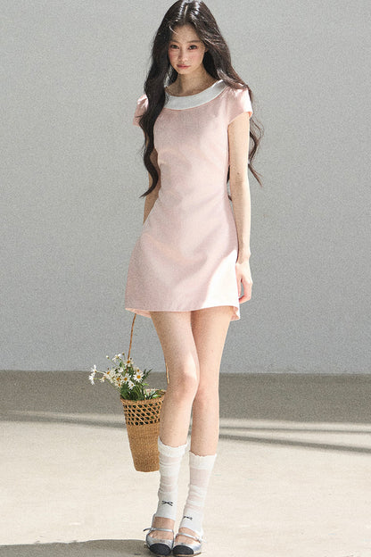 First Blooming Satin Dress