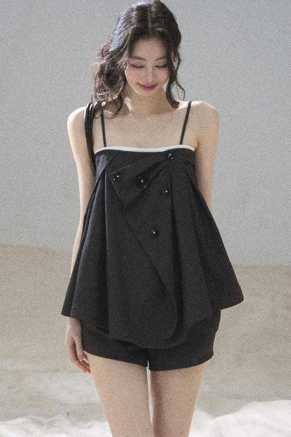 Flowing Light Camisole Top and Shorts Set-Up