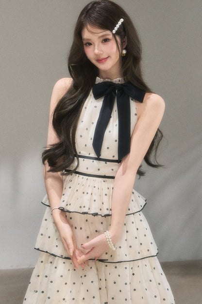 Polka Dot Tiered Dress