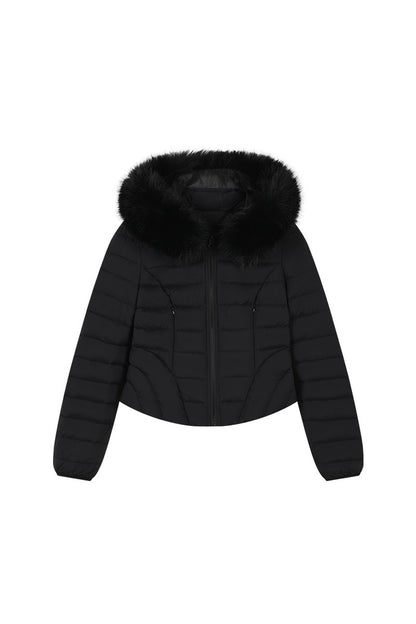 Fur Collar Short Down Jacket