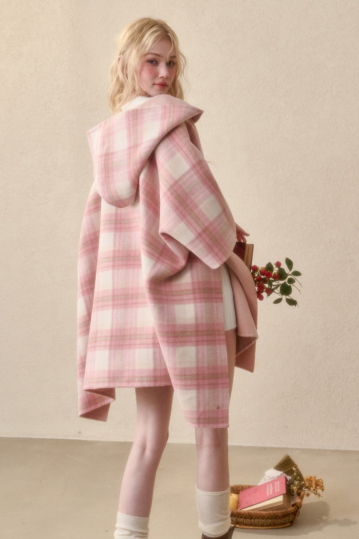 Reversible Wool Cape